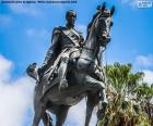 Simon Bolivar (1783-1830), askeri ve Venezuela'lı politikacı, Gran Cumhuriyeti Kolombiya ve Bolivya kurucusu oldu